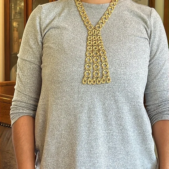 Vintage Monet Necktie Necklace